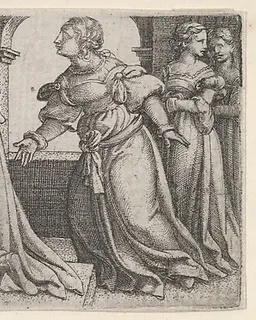 Solomon Worshipping Idols by Georg Pencz