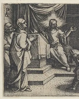Christ with the Doctors in the Temple, from The Story of Christ by Georg Pencz
