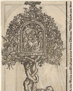 A Golden Reliquary with the Tree of Jesse, from the "Wittenberg Reliquaries" by Lucas Cranach the Elder