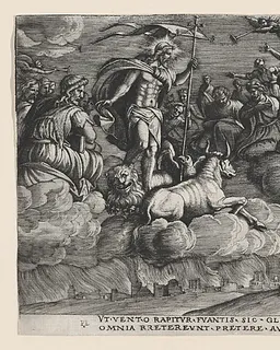 The Triumph of Eternity on Death, from The Triumph of Petrarch by Georg Pencz