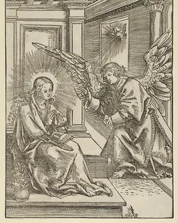 The Annunciation by Lucas Cranach the Elder