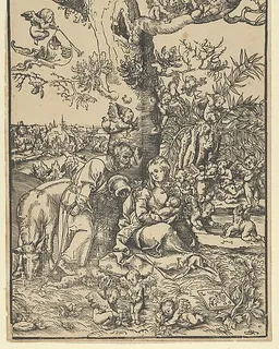 Rest on the Flight into Egypt by Lucas Cranach the Elder