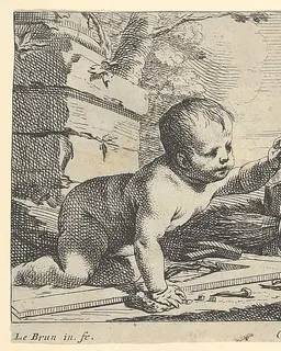 The Infant Jesus by Charles Le Brun