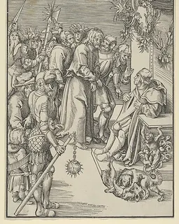 Christ Before Annas, from the Passion by Lucas Cranach the Elder