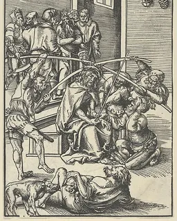 Christ crowned with Thorns, from The Passion by Lucas Cranach the Elder