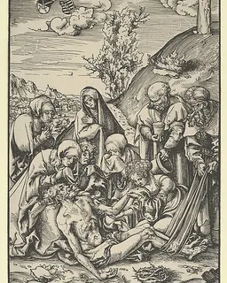 The Lamentation, from The Passion by Lucas Cranach the Elder