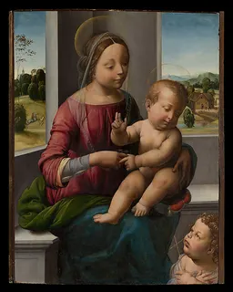Madonna and Child with the Young Saint John the Baptist by Fra Bartolomeo (Bartolomeo di Paolo del Fattorino)