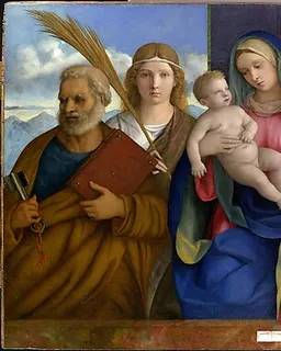 Madonna and Child with Saints by Giovanni Bellini
