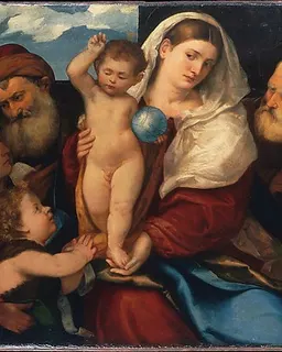 Madonna and Child with Saints by Bonifacio de' Pitati (Bonifacio Veronese)