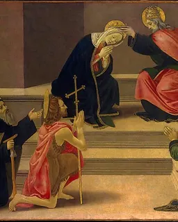 The Coronation of the Virgin by Botticelli