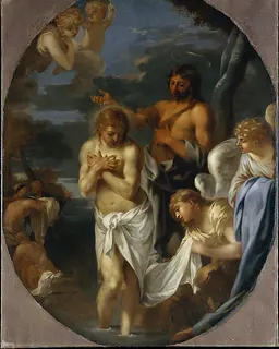 The Baptism of Christ by Sébastien Bourdon