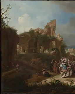 The Preaching of John the Baptist by Bartholomeus Breenbergh