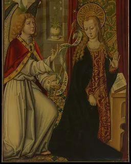 The Annunciation by Budapest Master