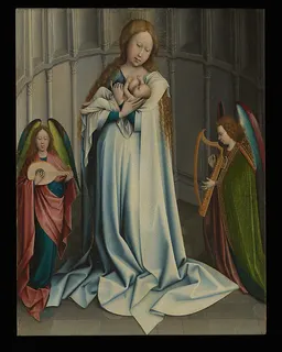 Virgin and Child in an Apse by Robert Campin