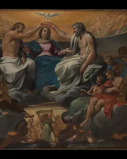 The Coronation of the Virgin by Annibale Carracci