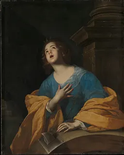 Saint Catherine of Alexandria by Bernardo Cavallino