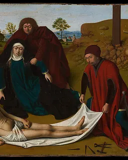 The Lamentation by Petrus Christus