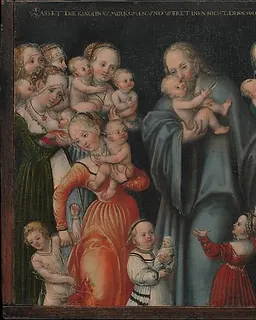 Christ Blessing the Children by Lucas Cranach the Younger and Workshop