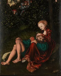 Samson and Delilah by Lucas Cranach the Elder