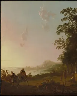 Landscape with the Flight into Egypt by Aelbert Cuyp