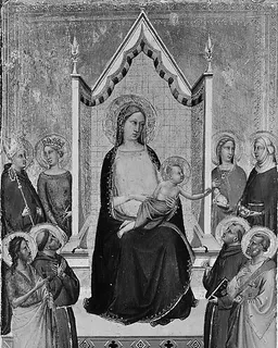Madonna and Child Enthroned with Saints by Bernardo Daddi