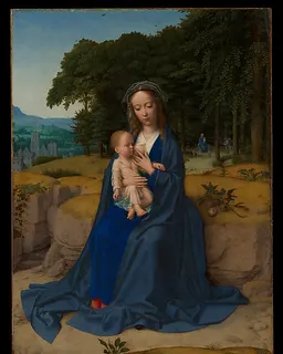 The Rest on the Flight into Egypt by Gerard David