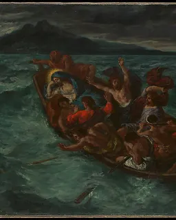 Christ Asleep during the Tempest by Eugène Delacroix