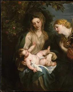 Virgin and Child with Saint Catherine of Alexandria by Anthony van Dyck