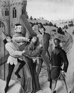 Christ Bearing the Cross by Northern French Painter