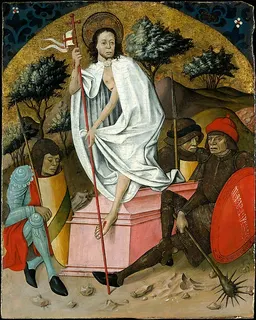 The Resurrection by Spanish (Aragonese) Painter