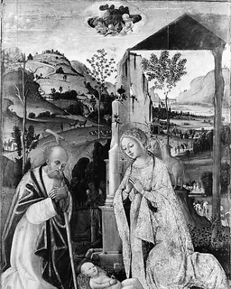The Nativity by Bernardino Fungai