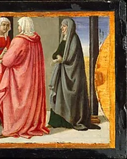 The Marriage of the Virgin by Davide Ghirlandaio (David Bigordi)