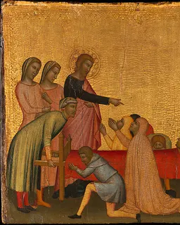 Saint John the Evangelist Raises Satheus to Life by Francescuccio Ghissi (Francesco di Cecco Ghissi)