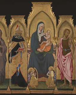 Madonna and Child with Saints by Giovanni di Paolo (Giovanni di Paolo di Grazia)