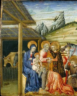 The Adoration of the Magi by Giovanni di Paolo (Giovanni di Paolo di Grazia)