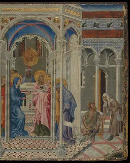 The Presentation of Christ in the Temple by Giovanni di Paolo (Giovanni di Paolo di Grazia)