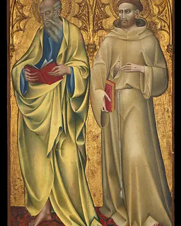 Saints Matthew and Francis by Giovanni di Paolo (Giovanni di Paolo di Grazia)
