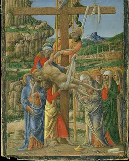 Descent from the Cross by Girolamo da Cremona