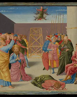 Saint Peter and Simon Magus by Benozzo Gozzoli (Benozzo di Lese di Sandro)