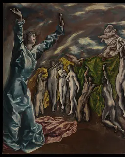 The Vision of Saint John by El Greco (Domenikos Theotokopoulos)