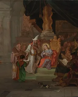 Christ among the Doctors by Abraham Hondius