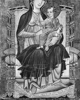 Madonna and Child Enthroned by Italian (Florentine) Painter