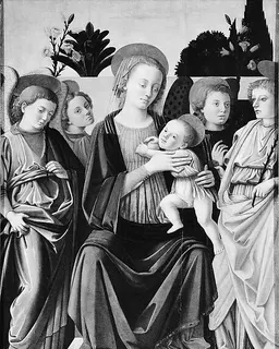 Madonna and Child with Angels by Italian (Florentine) Painter