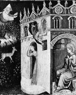 The Annunciation by Italian (Marchigian?) Painter