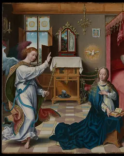The Annunciation by Joos van Cleve