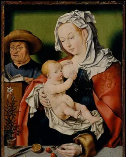 The Holy Family by Joos van Cleve