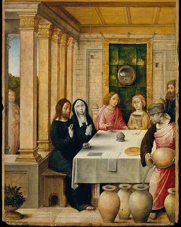 The Marriage Feast at Cana by Juan de Flandes