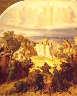 Crusaders before Jerusalem by Wilhelm von Kaulbach