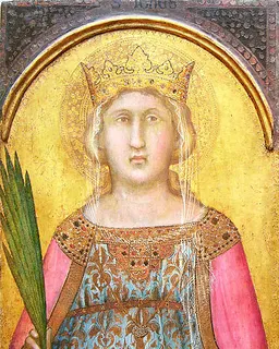 Saint Catherine of Alexandria by Pietro Lorenzetti