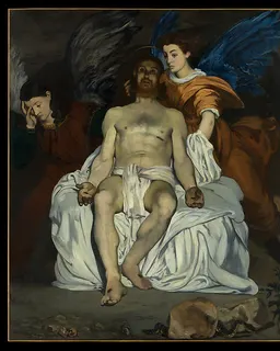 The Dead Christ with Angels by Edouard Manet